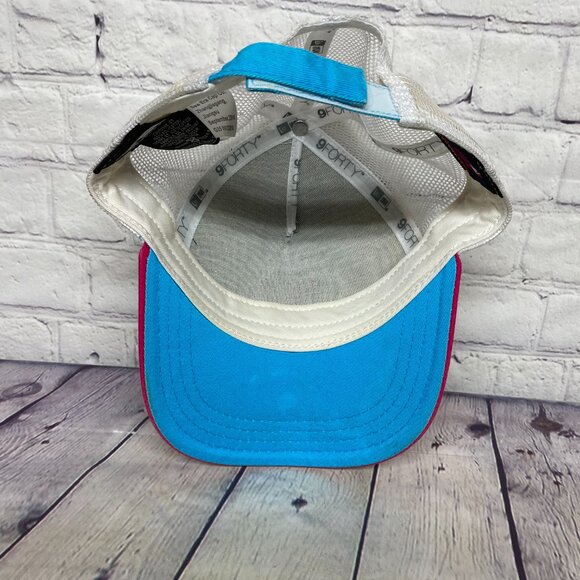 New York Yankees New Era Trucker Hat Mesh Cap Strap Back Multicolor Youth Size - Picture 7 of 9